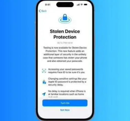 高昌苹果授权维修店分享被盗设备保护功能开启方法 