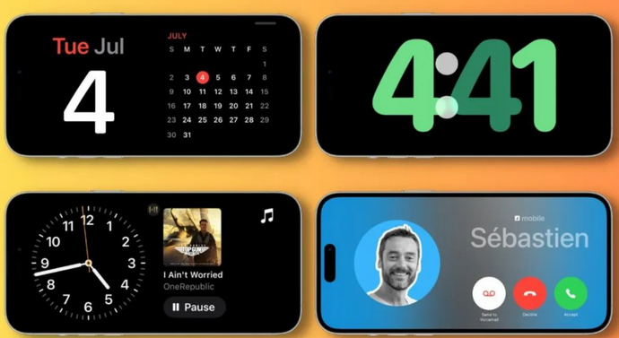 高昌苹果手机维修分享iOS17横屏充电待机显示有什么好处 