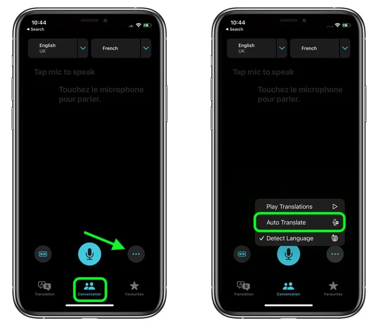 高昌苹果手机维修分享iOS 15 “翻译” App 新改进 